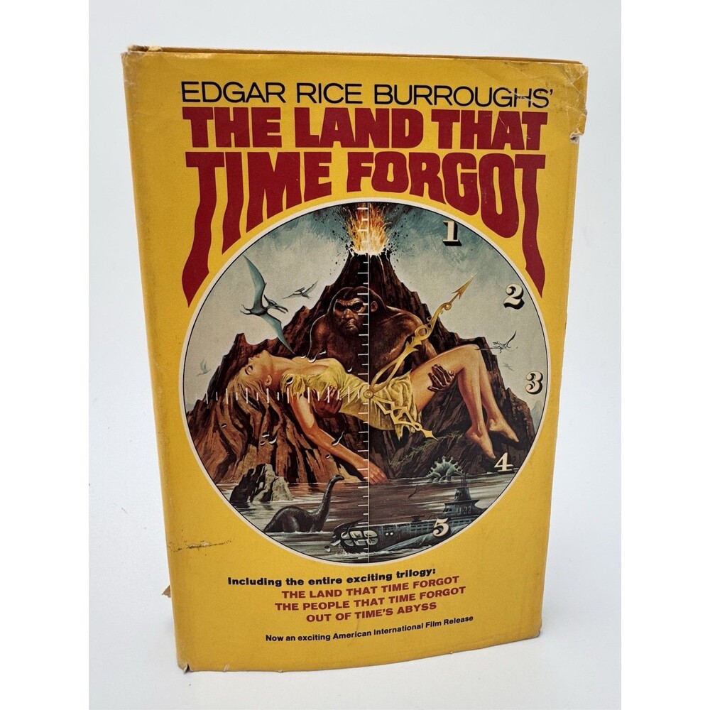 The Land That Time Forgot by Edgar Rice Burroughs HCDJ Book, 1946 - Vintage BCE
